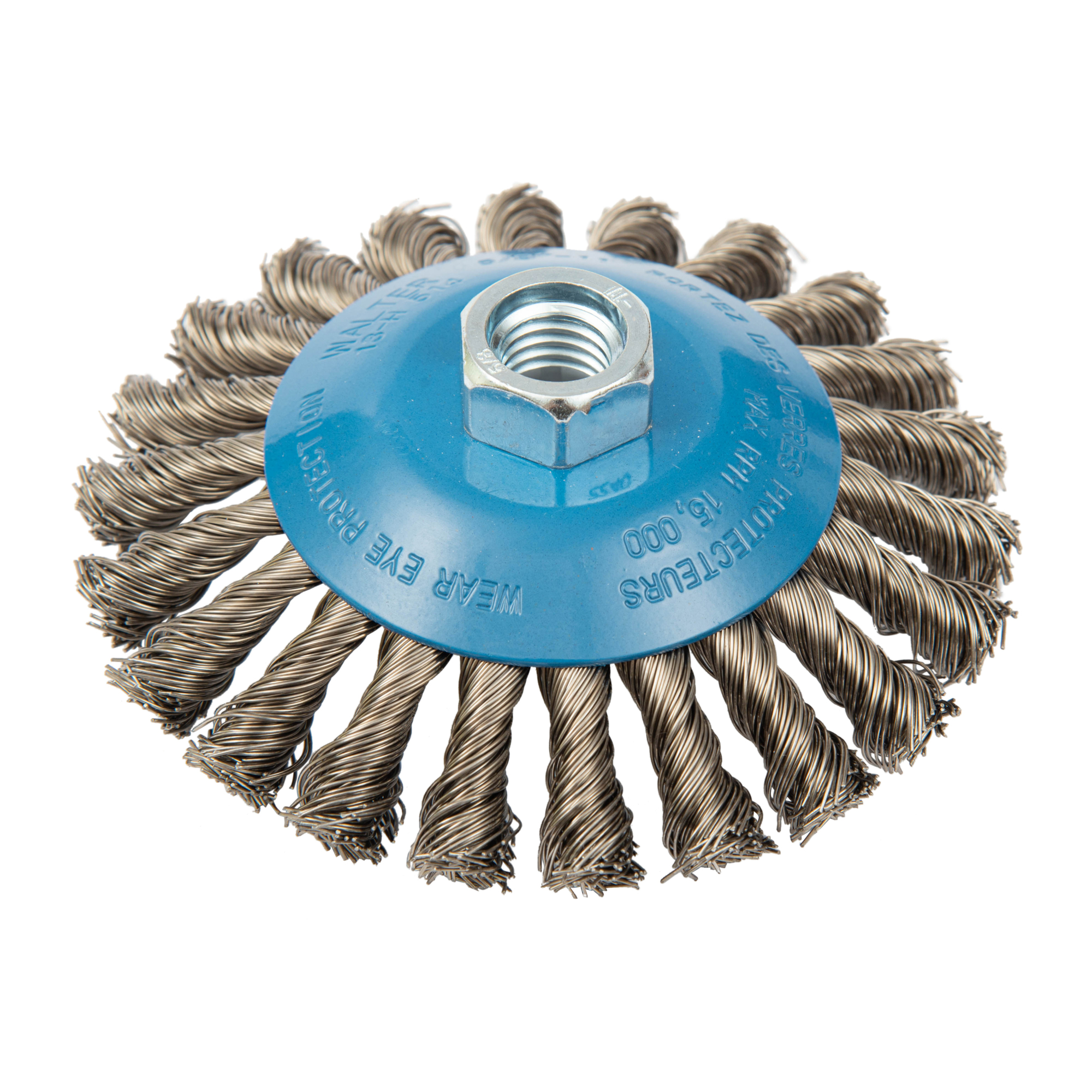 Walter Stainless Steel Saucer Cup Brush — 5in. x 5/8in., Model# 13H514